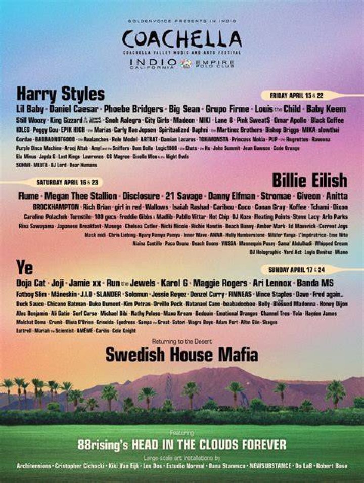 2022 Coachella Valley Music And Arts Festival - Weekend 2 - Day 1