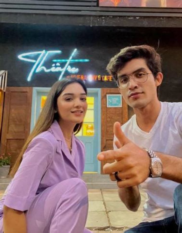Abdullah and his friend Romaisa Khan