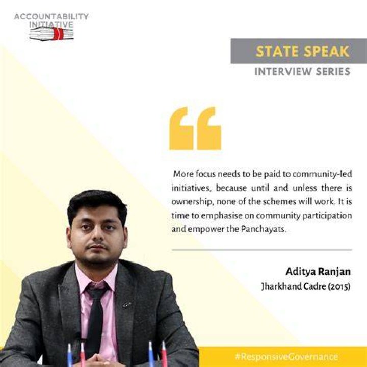 Aditya Ranjan IAS officer