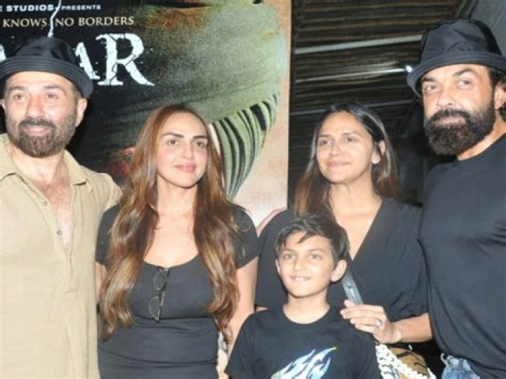 Ahana Deol brothers Sunny Deol and Bobby Deol