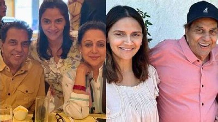 Ahana Deol father Dharmendra and mother Hema Malini