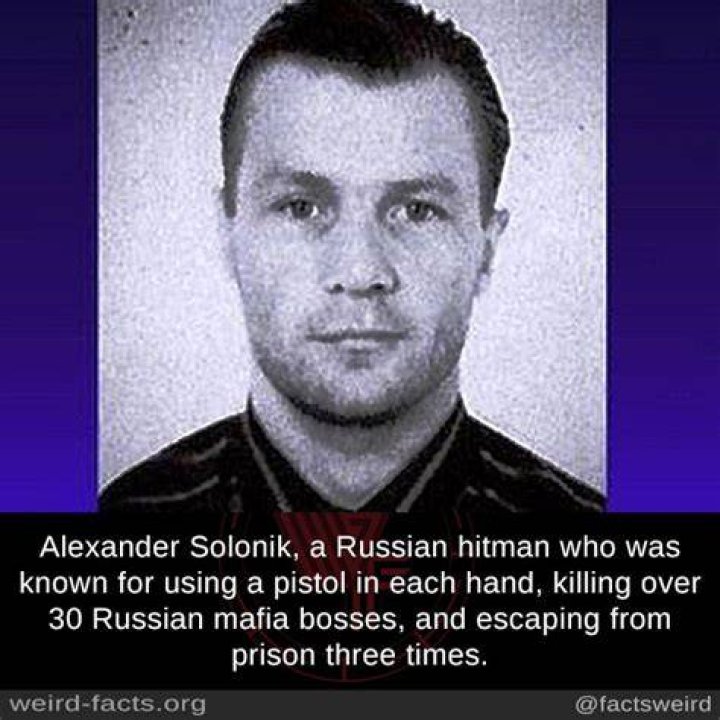 Alexander Solonik, The Russian Hitman Known As 