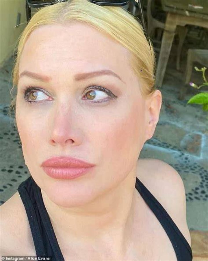 Alice Evans with her ex-husaband Ioan Gruffudd