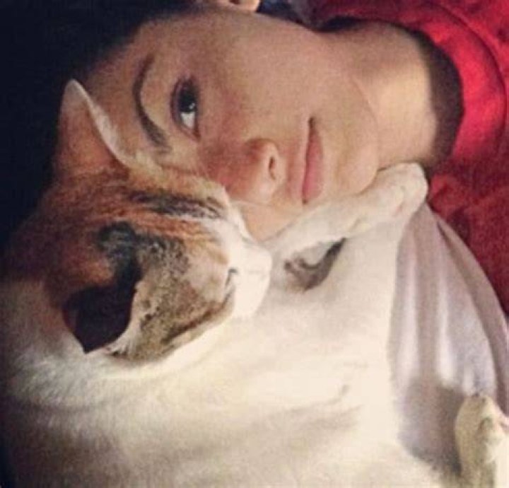 Ayesha Kanga pet cat Kristopher