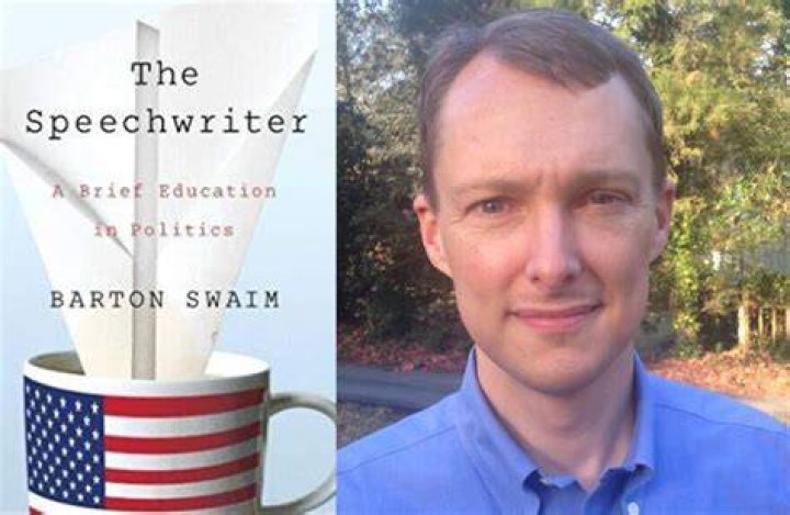 Barton Swaim with his friend
