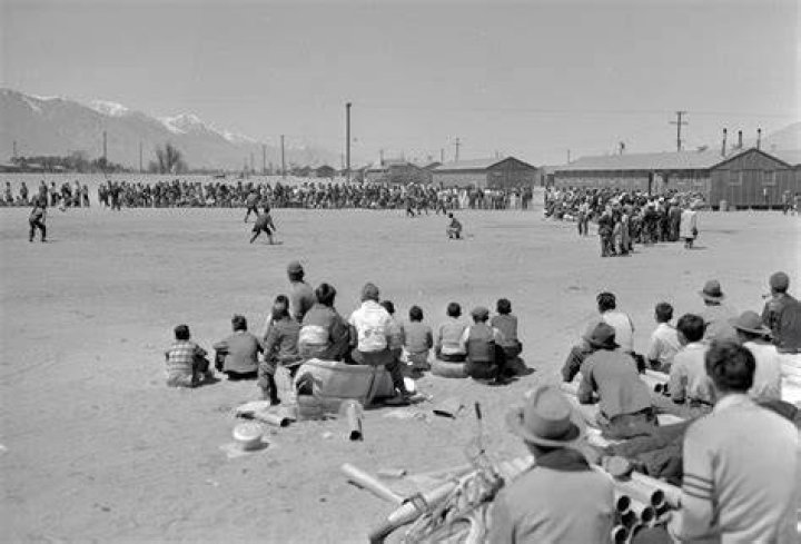 Baseball Game At Manzanar