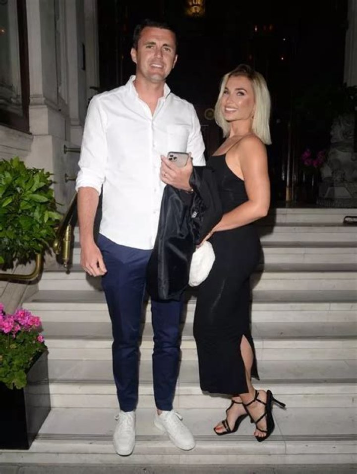 Billie Faiers and her husband Greg Shepherd during their wedding day