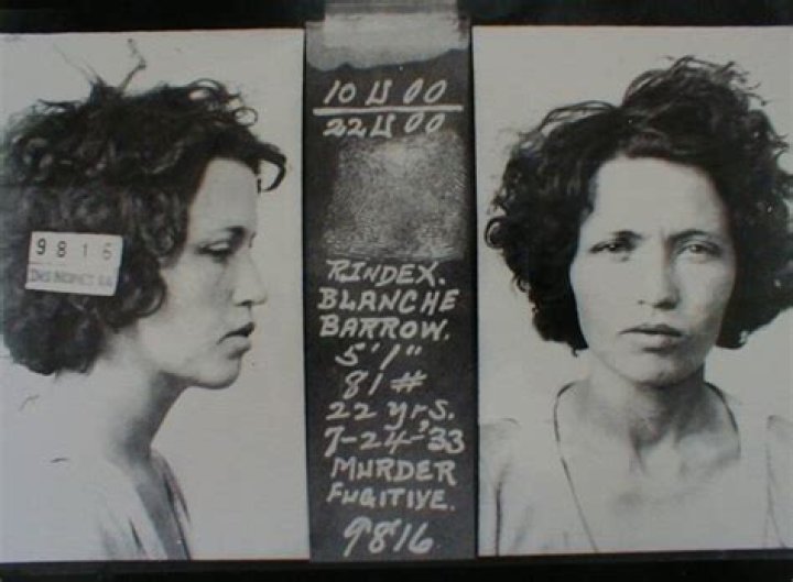 Blanche Barrow Mugshot