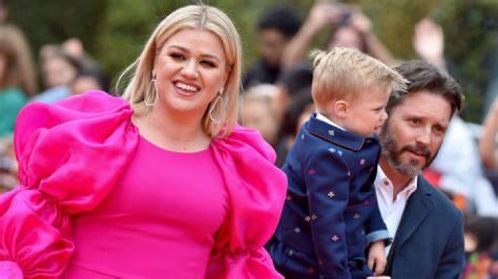 Brandon with his ex-wife Kelly Clarkson