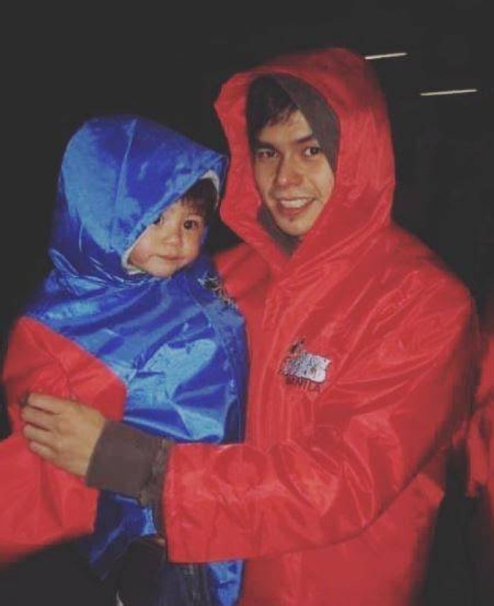 Bryce Eusebio childhood image with his dad