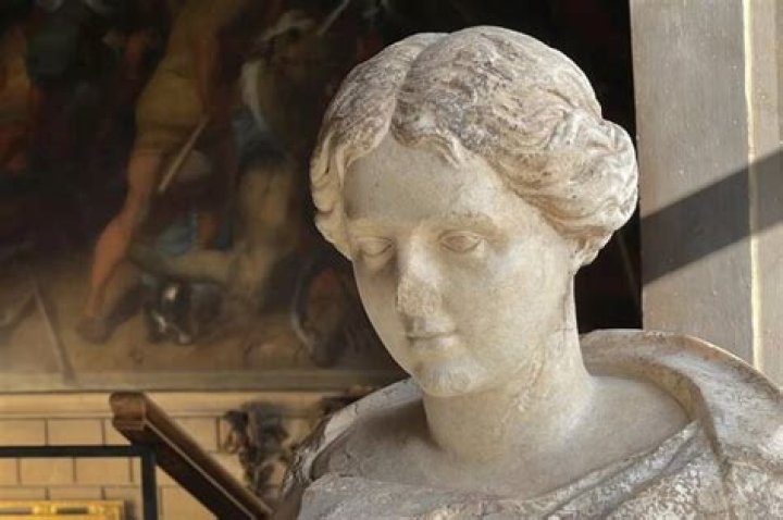 Burghley House Roman Statue Head