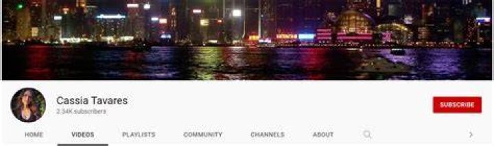 Cassia Tavares Youtube channel