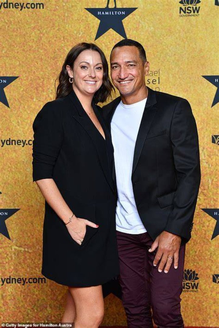 Celeste Barber with her husband Api Robin