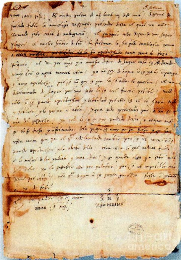 Christopher Columbus Letter