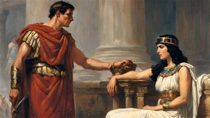 Cleopatra Meets Mark Antony