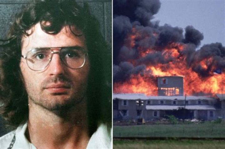 David Koresh Compound On Fire