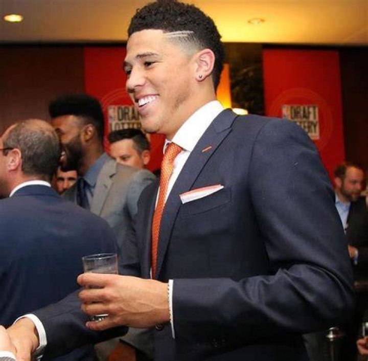 Devin Booker in his formal look