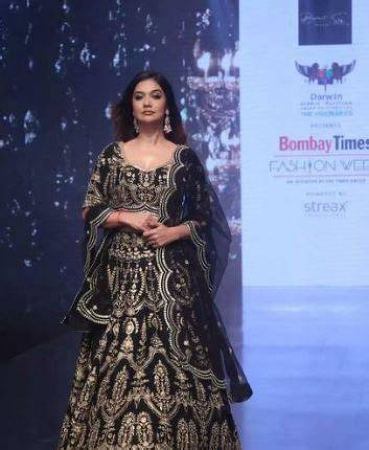 Divya Agarwal modeled for Bombay Times FW
