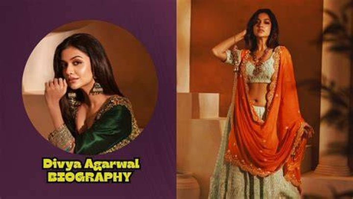 Divya Agarwal on the cover of Boogle Bollywood