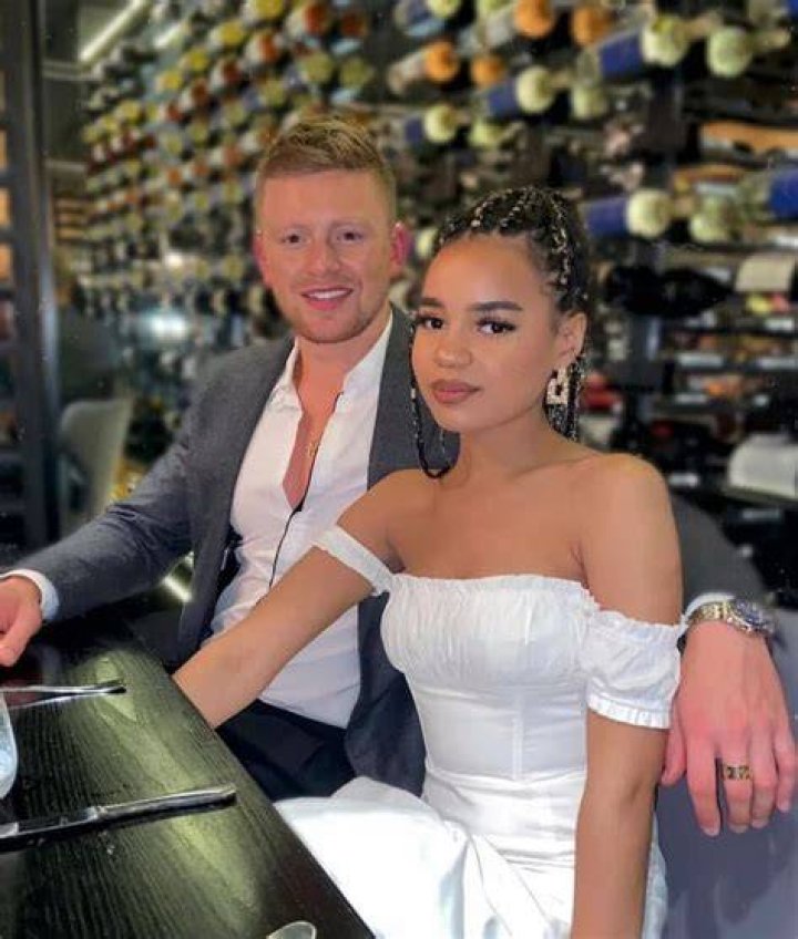 Eiri Munro with her ex boyfriend