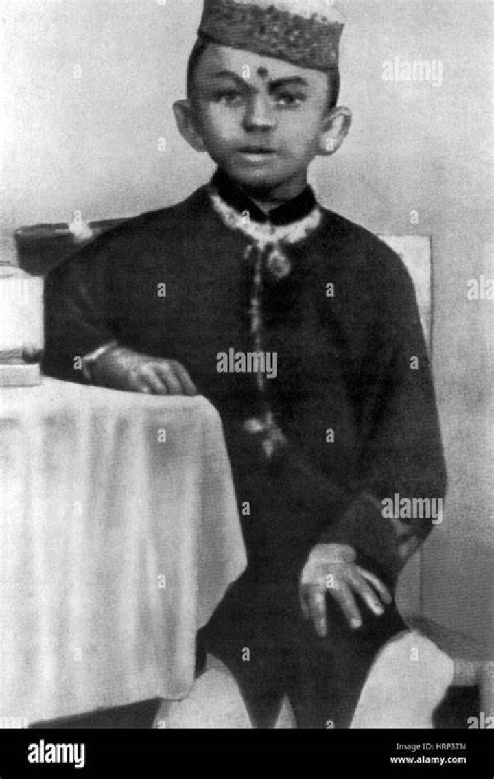 Gandhi With Child