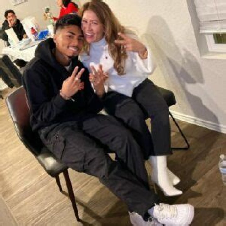 Gero with his girlfriend