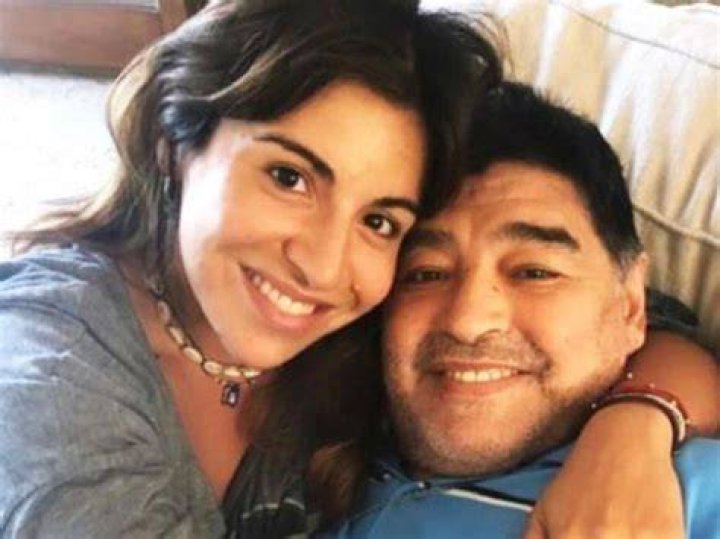 Giannina with her ex-husband Sergio Agüero