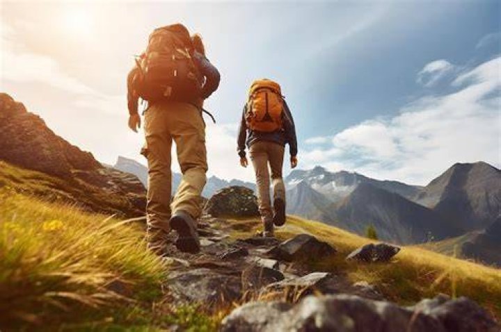Hikers At Gr&uuml;nten