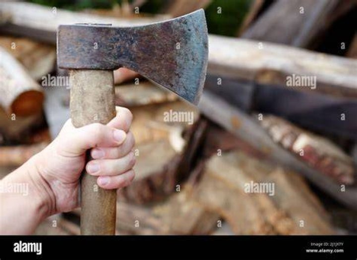 Holding The Ax