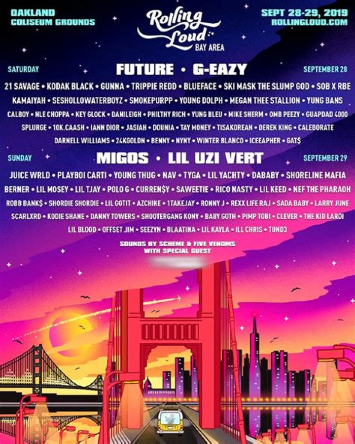 How many people go to Rolling loud Bay Area?