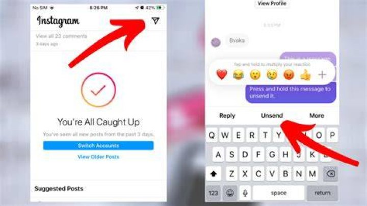 How to know who unsend a message on instagram