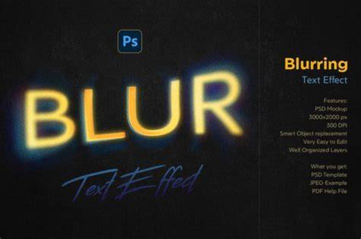 How to remove blurred text