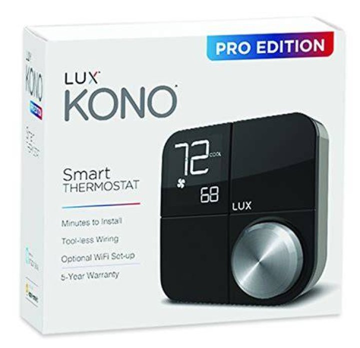 How to reset lux kono thermostat
