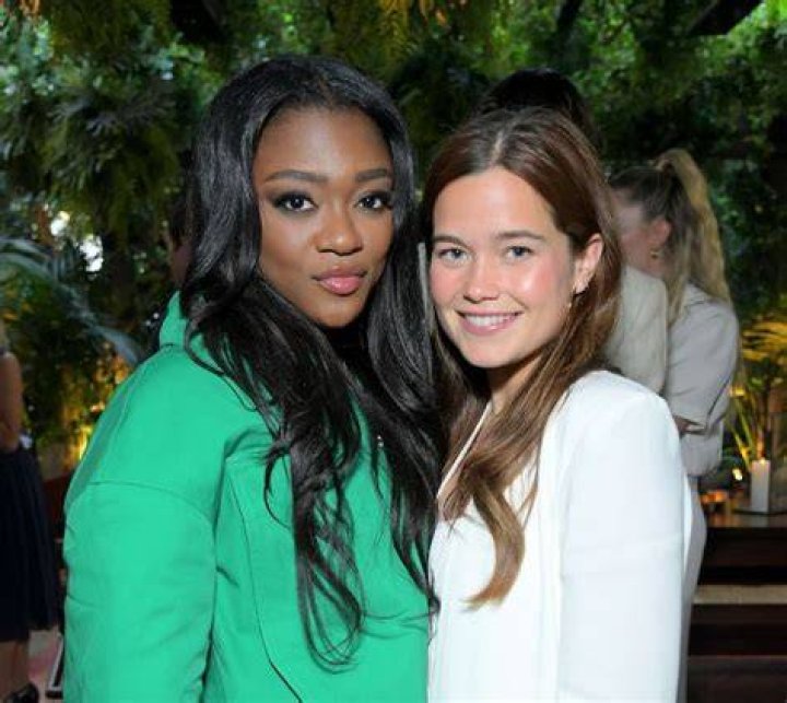 Imani Lewis with her fellow actress