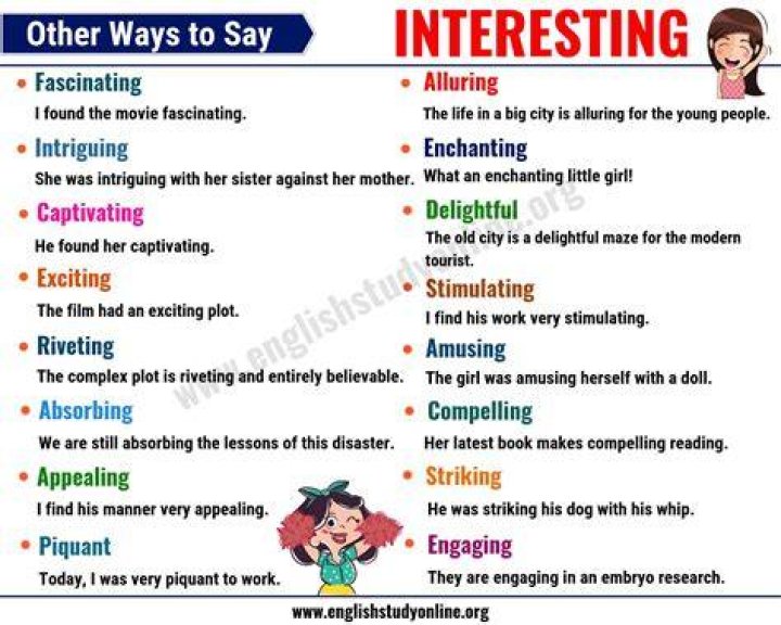 Interesting Synonyms