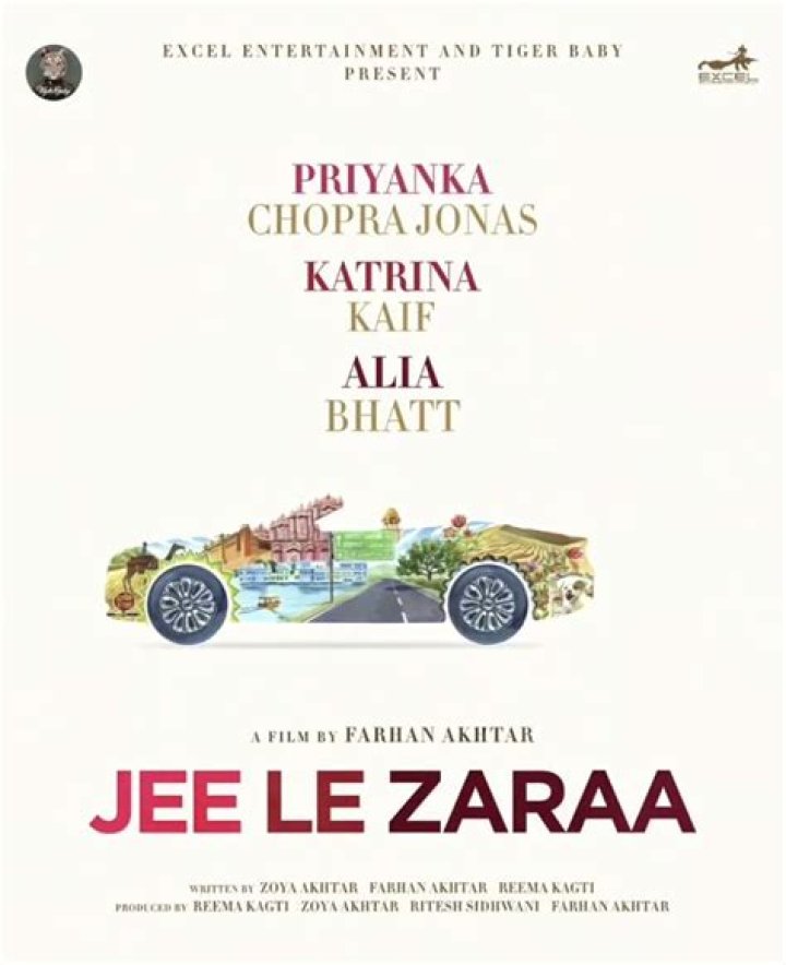 Jee Le Zara Movie - Alia Bhatt, Katrina Kaif & Priyanka Chopra