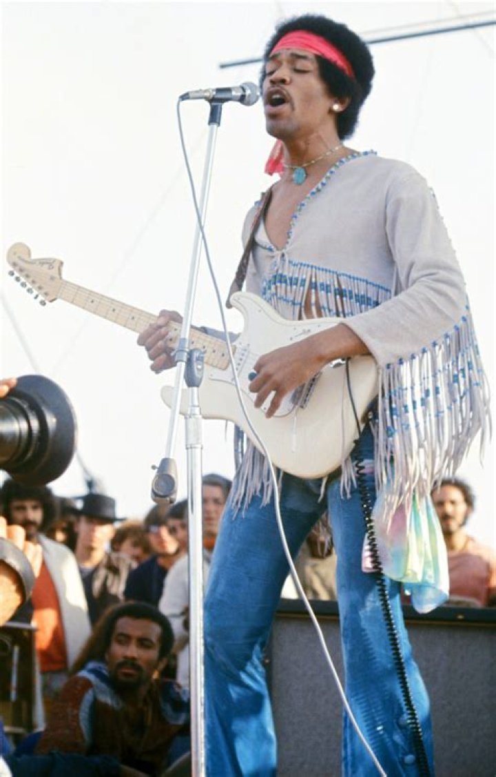 Jimi Hendrix At Woodstock