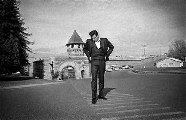 Johnny Cash Outside Folsom Prison
