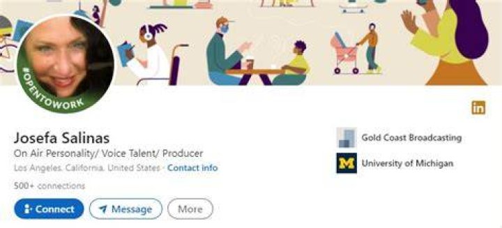 Josefa Salinas LinkedIn account