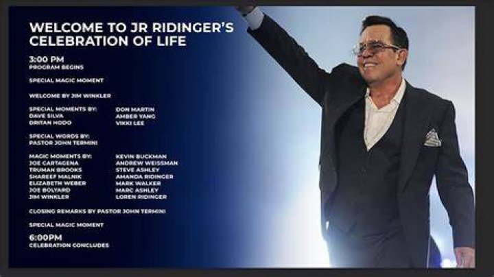 JR Ridinger Celebration Of Life
