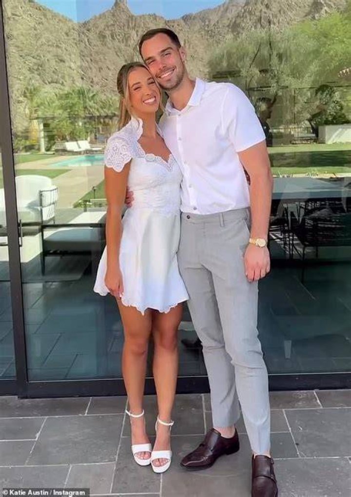 Katie Austin with her boyfriend
