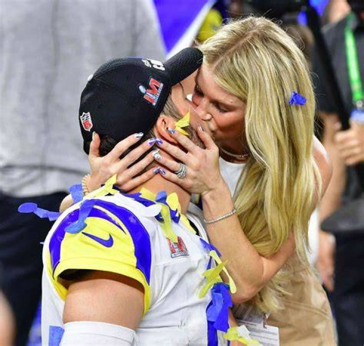 Kelly Hall and Matthew Stafford
