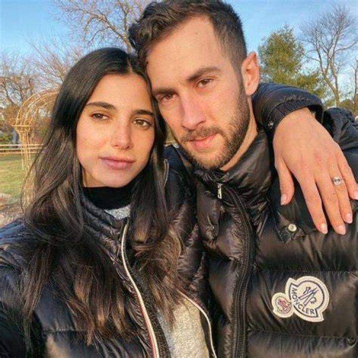 Lauren Perez with her husband David Waltzer
