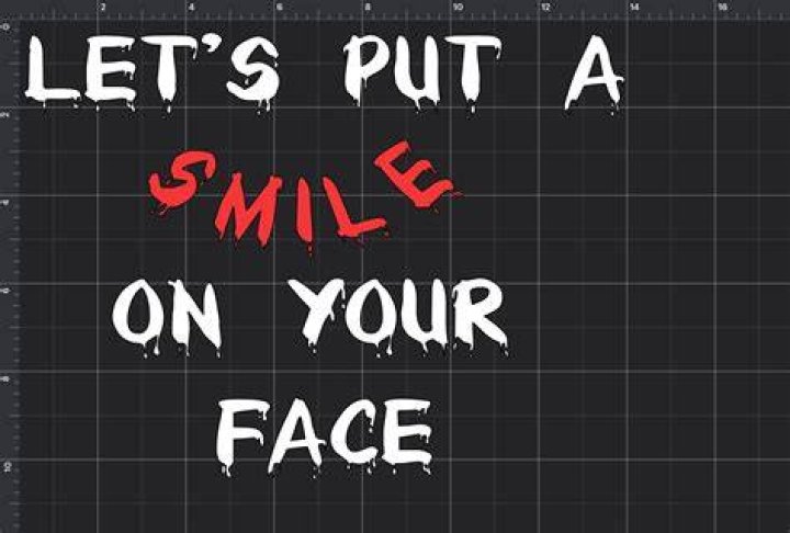 Let&rsquo;s put a smile on that face. "The Joker"