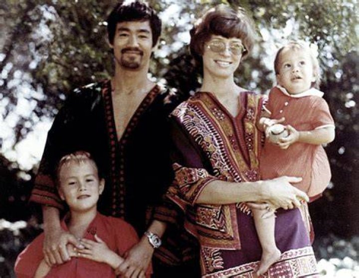 Linda Lee Cadwell With Bruce Lee And Brandon Lee