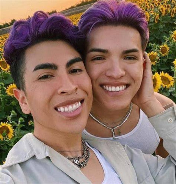 Louie Castro with his boyfriend Louiie Meadows