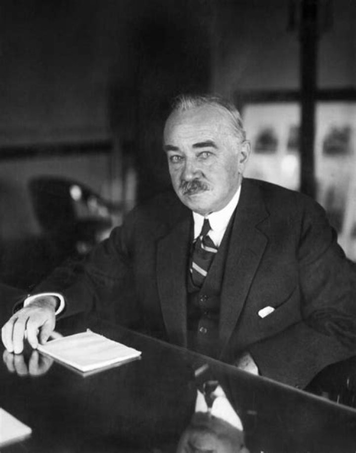 Milton Hershey At His Desk