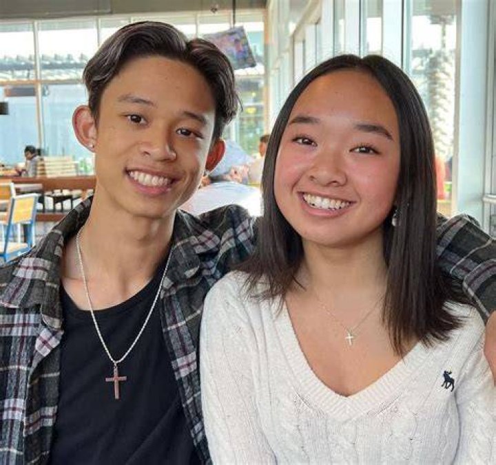 Nicole Laeno with her brother
