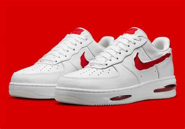 Nike Air Force 1 Low Evo “White/University Red” Official Photos