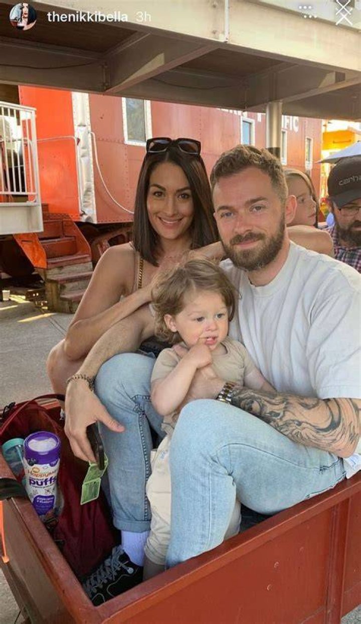 Nikki Bella Shares Sweet Photo of Son Matteo Holding Her Hand